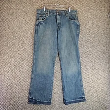 Vintage Wrangler Jeans Mens 36x32 Bootcut Blue Denim