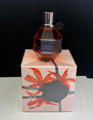 #ad ViktorRolf Flowerbomb Tiger Lily Floral Eau De Parfum Spray 3.4 oz 100ml NIB $88.88