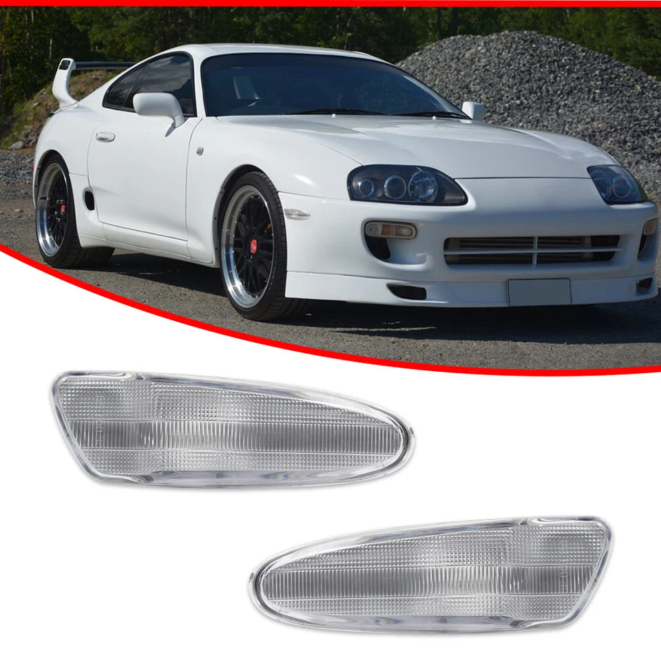 Parachoques delantero transparente para Toyota Celica 2000-2005 guardabarros luces marcadoras laterales carcasa Foto 2 de 4