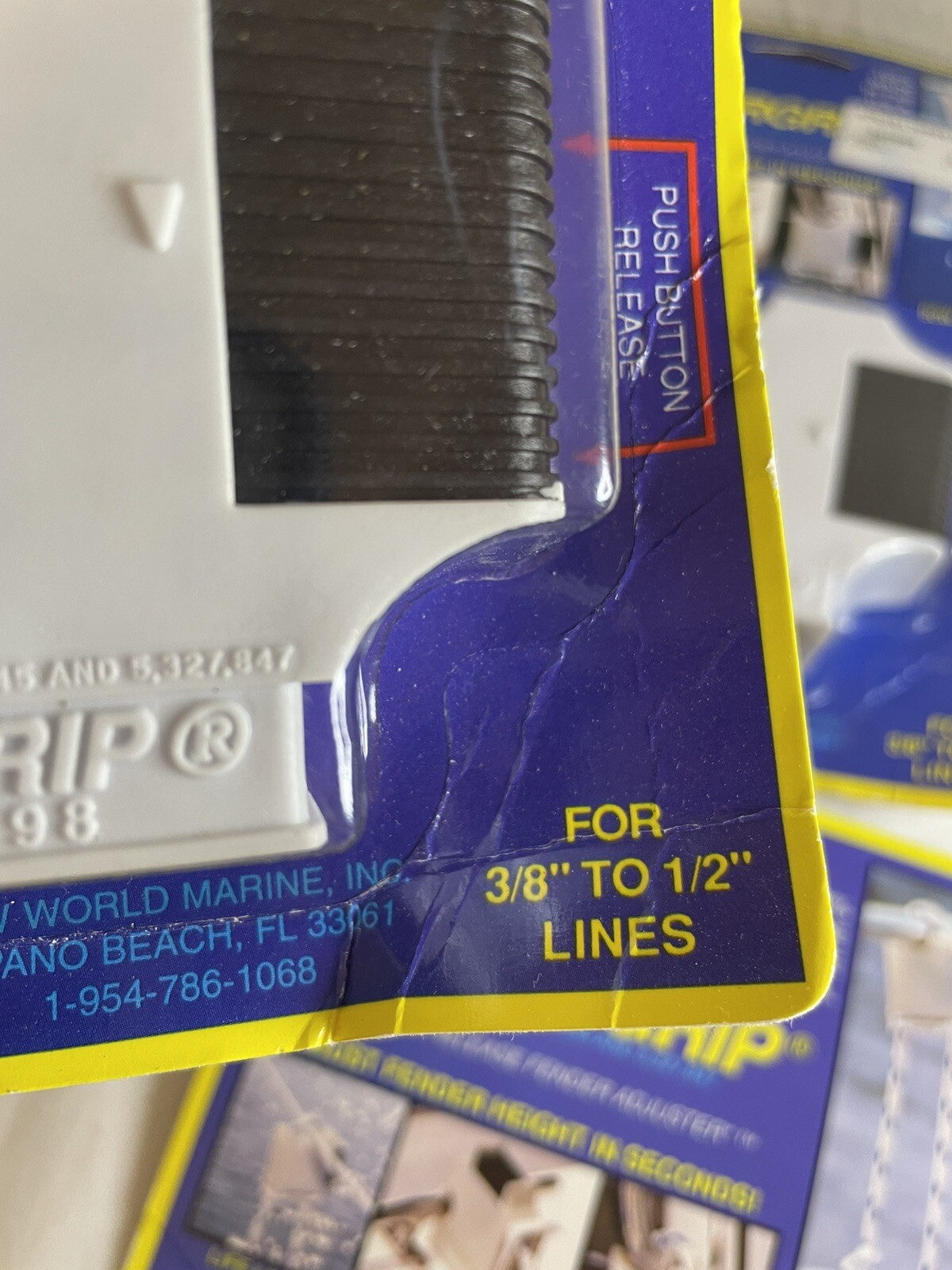 New World Marine Fendergrip Adjustable Fender Holder For Boats Lot Of 4 NEW eBay