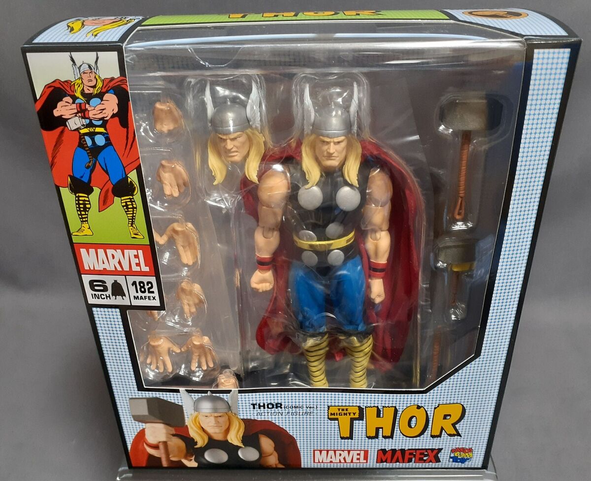 Mafex No.182 MAFEX THOR (COMIC Ver.) Marvel Comics Medicom Toy NEW~~ (B28)