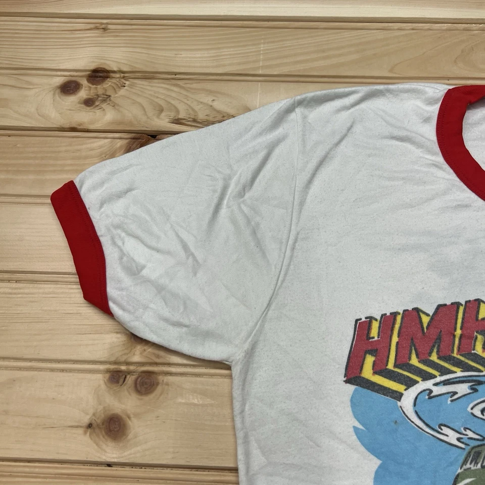 Camisa de arte de combate helicóptero Westpac 1989 USMC Red Lions talla grande Foto 3 de 4