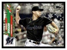 2020 Topps Holiday  #HW79 Robert Dugger - Miami Marlins Rookie