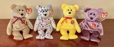 Ty Lot of 4 Beanie Baby SIGNATURE Bears 1999  2000, Tradee,  Ty2K