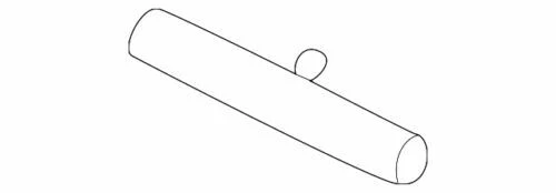 Barra de amarre interior Ford Mercury Explorer Mountaineer 2002-2005 OEM NUEVA 1L2Z-3280-CA Foto 3 de 4