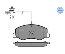 Brake pad set, disc brake Meyle 0252517218/W for Opel