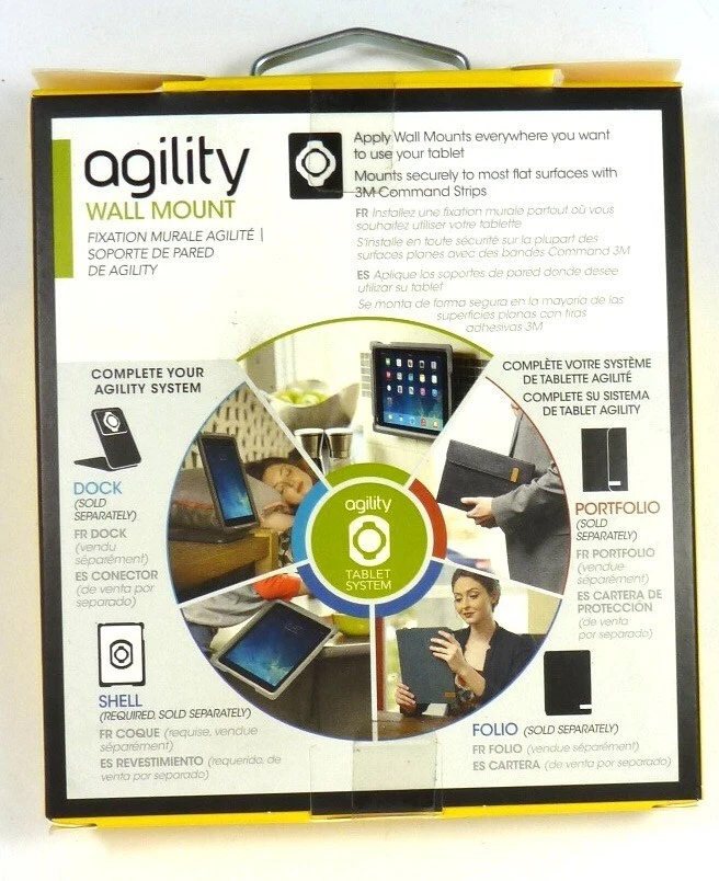 OtterBox - Agility Wall Mount for Select Apple iPad Models - Charcoal - Image 2 of 2