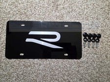 Vw Racing Silver Laser Engraved Aluminum Novelty Plate