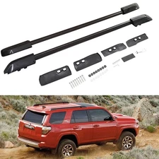 Roof Rack Side Rails for 2010-2024 Toyota 4Runner Luggage Carrier Crossbar Black