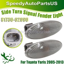 For Toyota Yaris 2005-2013 Side Turn Signal Fender Light 2pcs 81730-02090