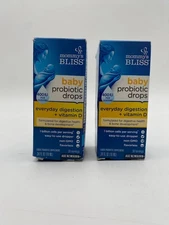 Mommy's Bliss Baby Probiotic Drops + Vitamin D 30 servings Lot of 2 EXP 5/2026
