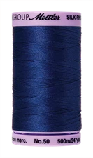 Royal Blue 1303 | Silk-Finish Cotton 50wt - #9104 (500M / 547Y Spool) | Mettler