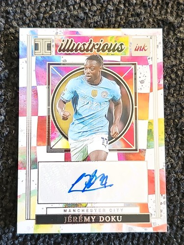 24-25 Panini Impeccable Premier League Soccer Jeremy Doku Illustrious Ink /49