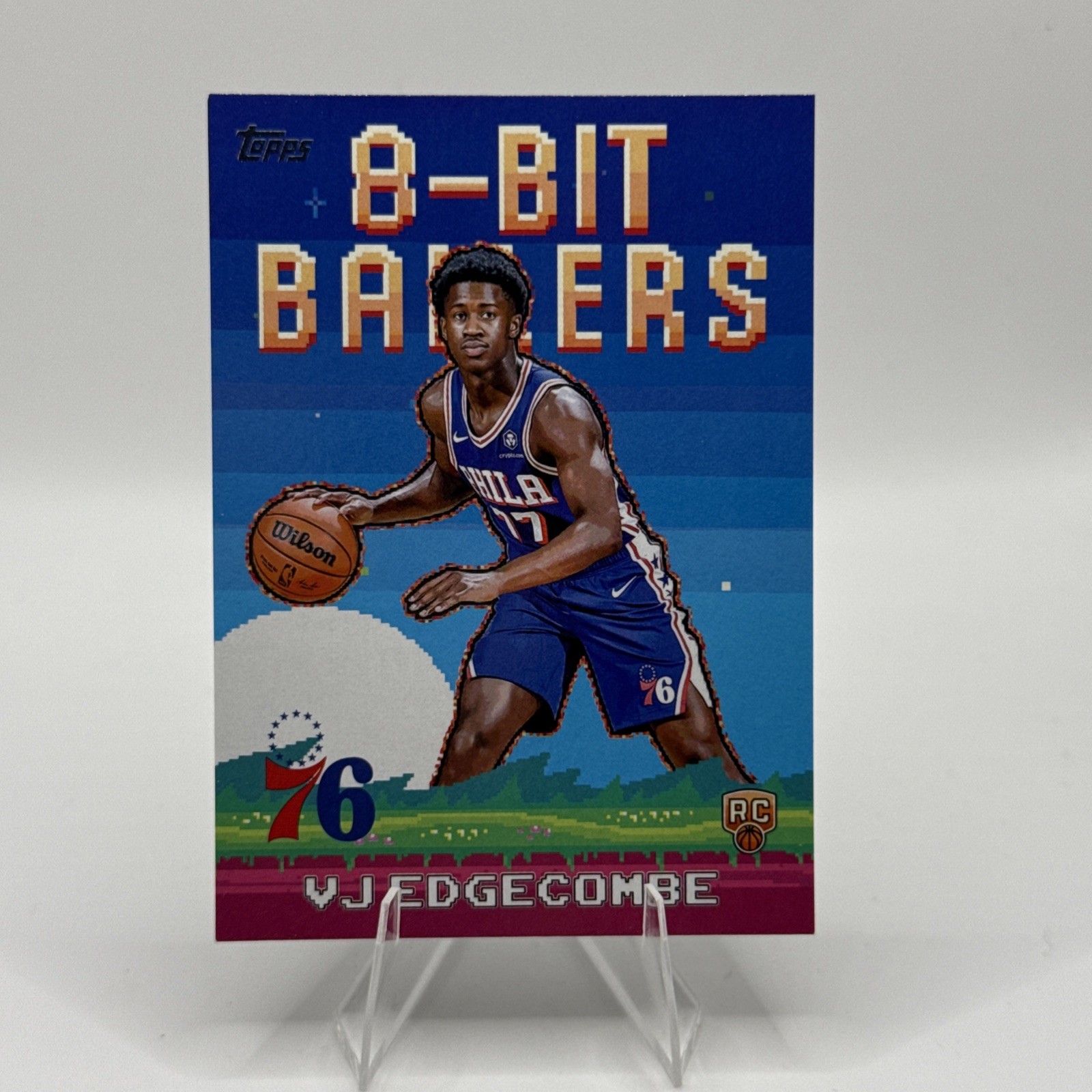2025-26 Topps - 8-Bit Ballers VJ Edgecombe #8B-33 (RC) 76ers Rookie