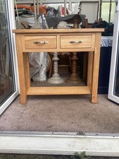Oak Console Table