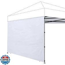Joramoy Instant Canopy Sidewall 10×10 for Pop Up Tent, Waterproof Sunwall for