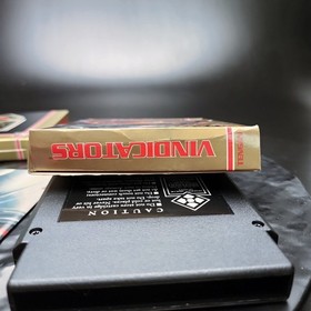 Vindicators Nintendo NES Tengen CIB Complete Game+Box+Manual Tested Works 🎮