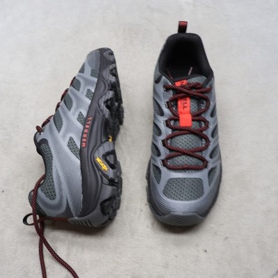 Merrell Mens 7 Hiking Shoes Blue Moab Edge 3 Mesh Trail Cushioned Outdoor NEW?