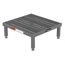 Work Platform, 9 In To 14 In H, 24 In W, 24 In D, Steel, 500 Lb Load Capacity,