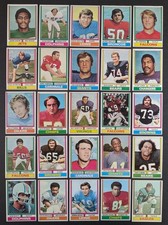 1974 Topps Football Set Break 25 Cards
