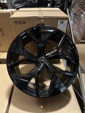22” Audi RSQ8 Style Alloy Wheels Gloss Black Audi Q7/SQ7, Q8, SQ8, RSQ8, E-Tron