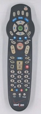 VERIZON FiOS TV DVR STB Set-Top Box Remote Control RC1445302/00B Tested & Works