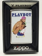 Vintage April 1991 Playboy Magazine Cover Zippo Lighter NEW In Box Rare Pinup