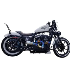 CustomGNARLY Scrambler-Style Exhaust - Harley EVO Sportster 883/1200 (1986-2003)