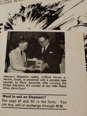 Sk249 Ephemera 60er Jahre Bild Meccano Clifford Hones Harlow Harry Secombe 
