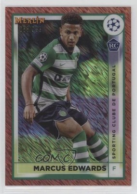 2022 Topps Merlin UEFA Club Competitions /299 Marcus Edwards #126 Rookie RC 04yw