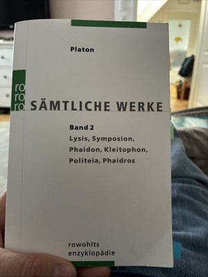 Sämtliche Werke 2 von Platon (2008, Taschenbuch)
