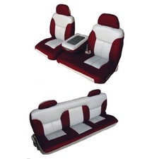 Bench Seat Upholstery Kit Torch Red Velour Ext Cab Chevygmc Ck Truck 95-98