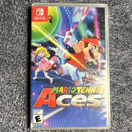 Nintendo Mario Tennis Aces Switch Game w/ Original Case Multiplayer Online Play