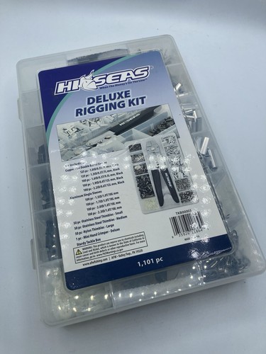 HiSeas Hi Seas Deluxe Fishing Rigging Kit NO CRIMPER Some Fishing Supplies Too
