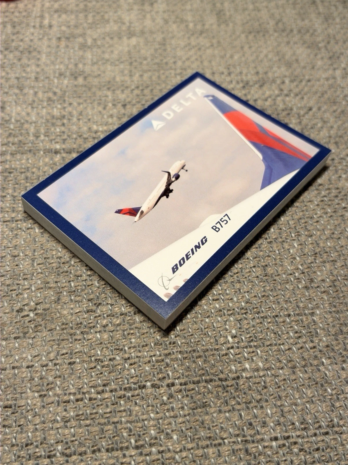 2010 Delta Air Lines Pilot Trading Card “B757” #23V - product detail image 7