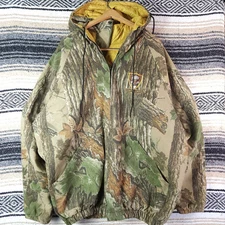 Vintage Realtree Camo Jacket XL Scent Shield Blocker Hooded Insulated Hunting