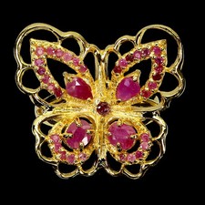 925 Sterling Silver Ring Oval Ruby 5x4mm Natural Gemstone Jewelry Size 7