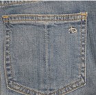 Rag & Bone USA Made Distressed Raw Hem Capri Jeans Soft Denim Sz 25Casual Chic — photo 4