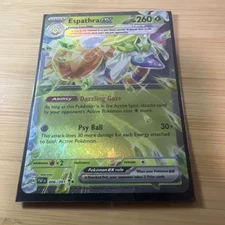 Espathra EX Holo Double Rare  006/091 Pokémon TCG Paldean Fates