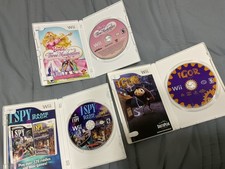 Three Rare Wii Games Mint Disc Barbie three musketeers Igor I spy 