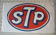 72" HUGE RICHARD PETTY Nascar Signed Autographed STP FLAG COA Richard Petty Auto