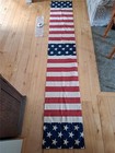 POTTERY BARN AMERICAN FLAG TABLE RUNNER STARS STRIPES PATRIOTIC JULY 4 18"X108"