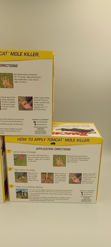 3 Boxes TOMCAT MOLE KILLER Mimics Natural Food 10 Worms per box NEW SEALED - Picture 13 of 24
