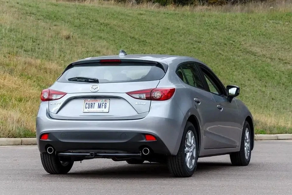 For Mazda 3 14-18 Trailer Hitch Class 1 Round Exposed Trailer Hitch w 1-1/4" — 第 2/4 张图片