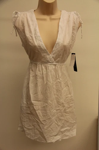 NWT Ralph Lauren Cover up Dress Size S White adj. shoulder