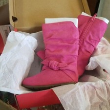 New Jumping Beans girls boots size 7 toddler hot pink birthday party