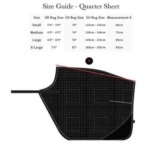 LeMieux Arika Clima-Tek Quarter Sheet Wicking Cooler Exercise Ride On Rug Navy - Picture 3 of 3
