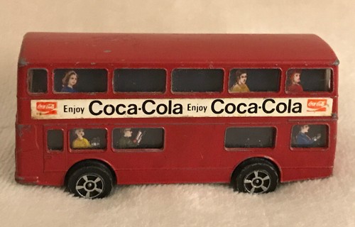 Corgi Juniors Daimler Fleetline London Double-Decker Coke-Cola Bus (Red 1:64) #3 - Picture 4 of 12