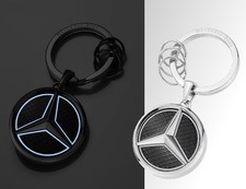 Mercedes-Benz SchlüsselAnhänger Las Vegas silberfarben Stern leuchtet im Dunkeln Mercedes-Benz SchlüsselAnhänger Las Vegas silberfarben Stern leuchtet im Dunkeln