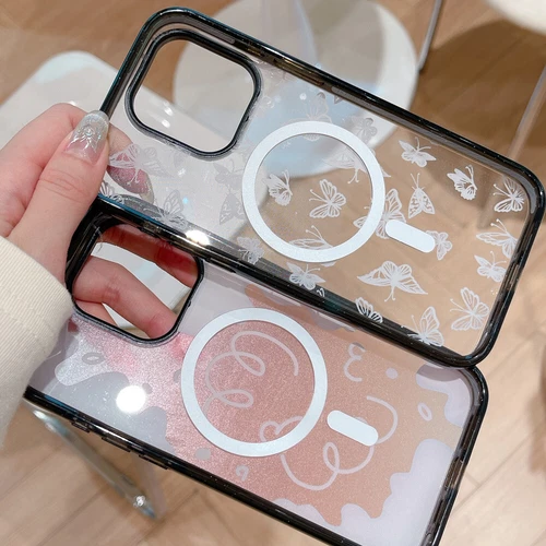 Süße Handyhülle Schmetterling passend für iPhone 16 Pro Max 15 14 13 12- - Bild 7 von 20